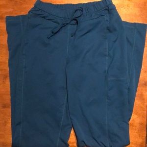 Caribbean Blue Scrub Pants. LIKE NEW!